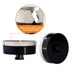 4-5/16" Diamond Hole Saw, 110mm Tile Hole Saw Drill Bit Diamond Tipped for Granite Marble Ceramic Glass Porcelain Quartz Tiles Stones Countertop, Core Drill Bits with 5/8-11 Thread for Angle Grinders