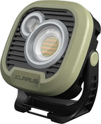 klarus WL3 Camping Light Magnetic Work Light, 1500 High Lumens, 13500mAh High Capacity, 6 Light Modes, Rechargeable Portable LED Lights for Work, DIY, Emergency Power Outage, Car Repair & Camping