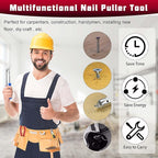 4Pcs Upholstery Staple Remover Tool Set with End Cutting Plier, Staple Puller, Nail Puller Plier, Tack Lifter, Zipper Bag,Fastener Remover Tools for Furniture Carpet Floor Wall Photo Frame