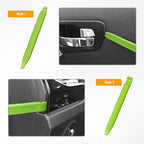 GOOACC 5PCS Auto Trim Removal Tool Kit No-Scratch Removal Tool Kit for Car Audio Dash Panel Window Molding Fastener Remover Tool Kit-Green