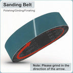 HARFINGTON 2 x 36 Inch Sanding Belts, 6 Pcs 40 Grit Zirconia Abrasive Belt Sander File Belt for Woodworking, Metal Polishing, Knife Sharpener