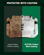 SCITOO Front Left Brake Caliper With Bracket 18-B4975 Compatible For Ford For F-150 2005-2008 For Lincoln Mark LT 2006-2008