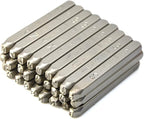 27pcs Heavy Duty Steel Stamp Uppercase Letter 3/64 1mm Hand Stamping Character Mark Code Alphabet Punch Kit for Bracelet Ring Jewelry Sheet Metal Plate Making Mold Die