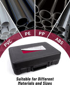Pipe Reamer with 1-½-Inch Head Aluminum Fitting Saver, Socket Saver For SCH40, ABS Pipe, Water Lines