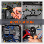 iCrimp Square Self-adjustable Wire Ferrule Crimping Tool for AWG23-7 Bootlace End-Sleeves Ferrule, Ratchet Crimper Kit (HSC8 6-4T)