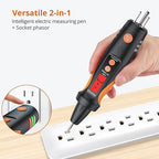 Proster 2in1 Electrical Tester Kit - AC Non Contact Voltage Tester with GFCI Socket Tester, Non Contact Sensitivity 13-300V AC and 50-60Hz