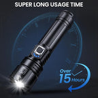 Rechargeable Flashlights High Lumens, 99,000 Lumen Brightest Led Flashlight with 5 Modes & 15H Long Runtime, Powerful Waterproof Handheld Flash Light, Super Bright Flashlight for Home, Camping