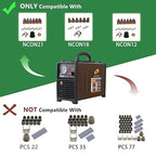 Lotos Supreme LTP5500D Non-Touch Pilot Arc Digital Plasma Cutter, Dual Voltage 110V/220V, 3/4 inch 19mm Clean Cut, Brown