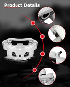 cciyu Front Left & Right Brake Calipers Assembly w/Bracket 18B5303 18B5302 For Chevy For Silverado 2500 HD/For Silverado 3500 HD/For Suburban 3500 HD,For GMC For Sierra 2500 HD/For Sierra 3500 HD