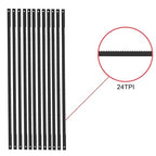 5-Inch 24TPI Scroll Saw Blade Pin End Replacement 24 Pack for W 3921 3923, Drem, Crafts, Del, All 15in.and 16in.Scroll Saw for Wood, High Carbon Steel