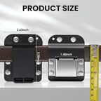 3 Pcs Drill Holder for Tool Belt, Tape Measure Holder with Metal Clip, 2 in Belt Hook Holster for Cordless Drill, Impact Driver, Measuring Tape, Tool Accessories