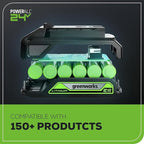 Greenworks 24V Brushless Small Circular Saw,4-1/2" Compact Circular Saw, 6500 RPM Mini Circular Saw,2.0Ah Battery and Compact Charger Included