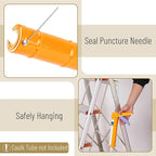 Bates- Caulking Gun, 10:1 Thrust Ratio, Orange & Ashen, Caulking Tool Gun, Caulk Gun No Drip, Hand Caulking Guns, Silicone Gun, Caulking Gun Tool, No Drip Caulk Gun, Caulk Guns, Caulking Gun Dripless