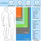 Microfiber Travel Towel, Soft Lightweight Quick Dry Towel, Super Absorbent Compact Travel & Sports & Beach Towels for Camping, Backpack, Gym, Swimming, Yoga, Hiking (M:20"×40" -Gray)