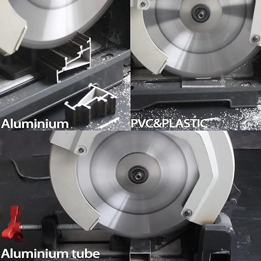 Yolan 10-Inch 80 Teeth Circular Saw Blade for Cutting Aluminum, with 5/8-Inch Arbor, Table Saw Accessories,Polished Mitersaw Blade Silver