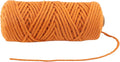 4mm x 100 Feet Orange Jute Rope, Twine for Gardening Tomato Climbing Plant Tie Floristry Crafts Gift Wrapping Packing Decor