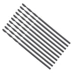 Drill Bit, 1mm Cutting Diameter, 4241 HSS Nitriding Black 118° Cutting Angle Versatile Jobber Bits - (Applications: for Drilling Plastic Wood Soft Metal), 10-Pieces