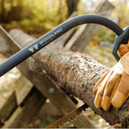 Woodland Tools 24 Inch Bow Saw – Heavy Duty Frame with Hardened Steel Blade, Comfort Grip, Tension Lever, Manual Saw for Trees, Brush, and Christmas Tree Cutting
