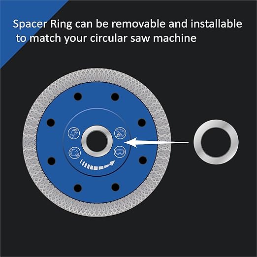 Super Thin 8" Diamond Ceramic Saw Blade Porcelain Cutting Blade for Cutting Ceramic Or Porcelain Tile