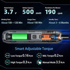180 in 1 Electric Screwdriver Set, Power Screwdriver, Precision Screwdriver Set, 3 Torque Modes with 162 Magnetic Precision Bits, Screwdriver it for Phone Camera Computer Watch Laptop Drones