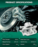 SCITOO Rear Left Brake Caliper With Bracket 19B2873 Compatible For Toyota For Sienna 2004-2010
