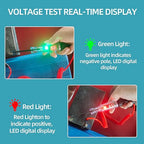 Upgraded Automotive Test Light 3-48V DC Digital LED Circuit Tester, Heavy Duty Light Tester with Voltmeter & Dual Color Polarity Indicate Light, Auto Voltage Tester Electric Light Test Pen