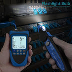 Network Cable Tester, PoE Cable Tester for CAT5, CAT5e, CAT 6, CAT 7 CAT 8, RJ45, Multifunction Power Over Ethernet Tester, Cable Voltage Tester Line Location Finder Cable Tracer, Wire Tracker