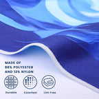 2 Pack Microfiber Beach Towel Oversized 71"x32" Sand Free Quick Dry Absorbent Lightweight Thin , Compact Towels for Travel Swimming Pool Yoga Gym Camping Beach Accessories Vacation Essentials Gift