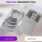 Plastic Pipe Deburring Tool, Professional Effective 1 1/4 to 4in PVC Tubing Plumbing Reamer Chamfer for PVC, CPVC, ABS, PP and PE Pipes