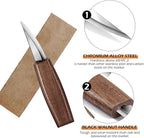 Wood Carving Tools Set,Detail Wood Knife,Hook Carving Knife Kit for Beginners,Trimming Knife for Spoon Bowl Cup Pumpkin Woodwork, Chip Carving Knife Kit,Square Handle Design（6pcs）