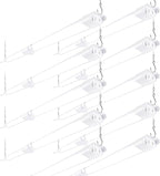 PARMIDA (10 Pack) Linkable LED Utility Shop Light, 45W, 3FT Integrated Fixture ETL 4500LM Plug-in Garage Lighting On/Off Switch, Surface or Suspension Mount for Basement Workshop Office, White - 5000K