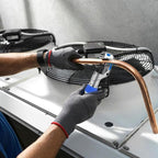 Flexzion Tube Cutter, Heavy Duty Tubing Pipe Cutter, 3/16 to 1-1/4 inch Cutting Diameter, Ideal for Cutting Copper, Aluminum, Brass, Steel, Plastic and More