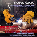Welding Accessories,23pc,Chipping Hammer,Leather Welding Gloves 13.5",Soapstone Holder,16'x 1"Tape measures,50LB Welding Magnet,Triple Flint Torch Striker,Torch Cleaner,Wire Brush