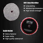 Buffing Polishing Pads, SPTA 7Pc 5.5 Inch Face for 5Inch 125mm Backing Plate Compound Buffing Sponge Pads Cutting Polishing Pad Kit for Car Buffer Polisher Compounding, Polishing and Waxing -A1094MIX