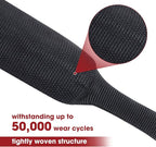Heat Shrink Braided Sleeving, 2:1 Ratio Shrinkable Fabric Tubing Sleeve Abrasion Protection Cable Wire Sheath (1"-25ft)