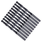 Drill Bit, 6.5mm Cutting Diameter, 4241 HSS Nitriding Black 118° Cutting Angle Versatile Jobber Bits - (Applications: for Drilling Plastic Wood Soft Metal), 10-Pieces