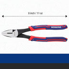 WORKPRO 8" Linesman Screw Extractor Pliers with Unique Non-slip Jaws, Stripped Screw Remover Tool, Lineman Pliers for Quickly Removal of Damaged or Rusted Fasteners