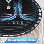 300W UFO Led High Bay Light,120VAC,5000K Daylight Commercial Shop Bay Lighting Fixture,45000LM,[1300W MH/HPS Equiv.] US Plug Area Lighting for Warehouse/Barn/Gym/Factory/Workshop