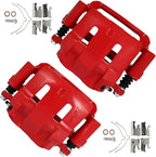 cciyu Front Left & Right Brake Calipers Assembly w/Bracket 18-B4791 18-B4790 2000-2005 For Ford For Excursion,1999-2004 For Ford For F-250 Super Duty,1999-2004 For Ford For F-350 Super Duty