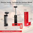 Corner Clamp for Woodworking, 90 Degree Corner Clamp, Right Angle Clamp Woodworking Tools, Aluminum Positioning Squares for Picture Frames, Cabinets, Drawers