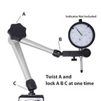 Clockwise Tools Magnetic Base, MGBR-01, Magnetic Stand for Digital Dial Indicators, 176lbs Max Pull