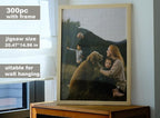 Photo Puzzles for Gift, Pets, Festivals, Weddings, Family Gatherings, Adult Customized Puzzles Jigsaw (Vertical or Horizontal) (None) (300.PC (Vertical/Horizontal))
