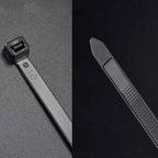zip ties 14 inch Black Cable ties wraps 100 pcs/Pack outdoor use Long plastic ties with 60 Pounds tensile