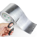 BOMEI PACK Adhesive Aluminum Foil Heat Shield Tape 2 Pack Barrier Fiberglass Thermal Insulation Reflective Material High Temp Protection (4Rolls 3inch)