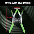 SWANLAKE 16PCS 6" inch Spring Clamp, Heavy Duty Spring Metal Spring Clamps, 2.5"-inch Jaw opening (6inch 16-Piece)