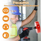 Hole Saw Heavy Duty bit Hex Shank,Hole Saw HSS with Arbor Bi-Metal & Heavy Duty Hole Saw Cutter for Wood Corn Hole Boards Plastic Drywall (φ108)