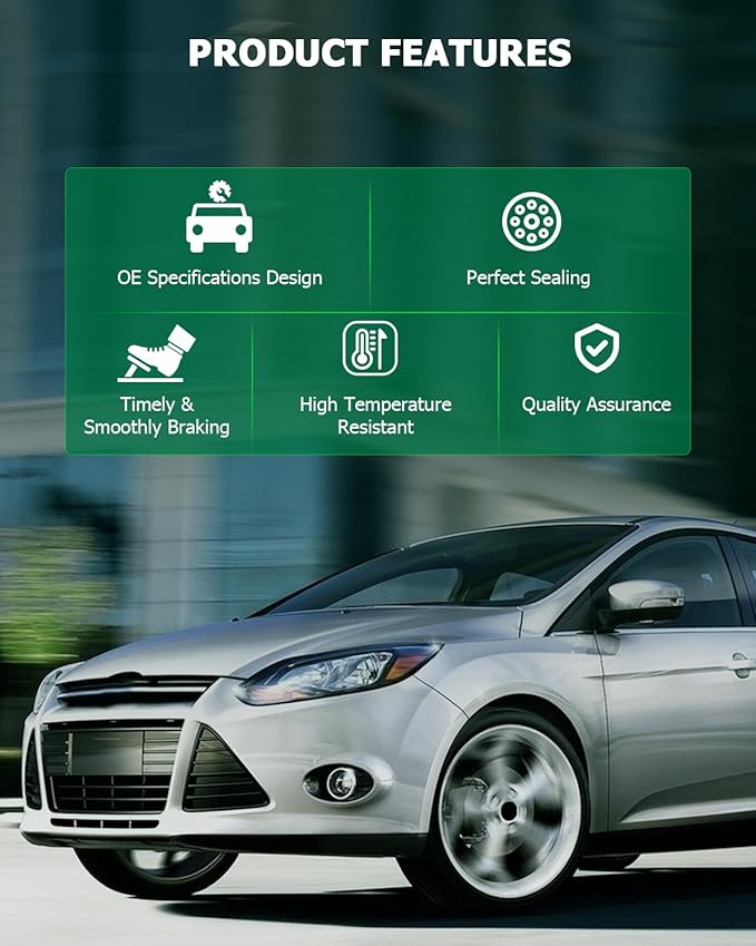 SCITOO 19B3359 Rear Left Disc Brake Caliper Assembly w/Bracket For Acura For TSX 2009-2014,For Honda For Accord 2008-2012