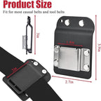 Tape Measure Holder for Belt, Tape Measure Belt Clip, Fits Up to 3" Tool Belt, Suitable for Measuring Tape Drill, Impact Driver Any Tape Holster with a Clip,Quickly Grab or Hang