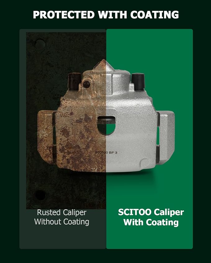 SCITOO Front Right Brake Caliper With Bracket 18B4779 Compatible For Ford For Escape 2001-2007 For Mazda Tribute 2001-2006 For Mercury Mariner 2005-2006