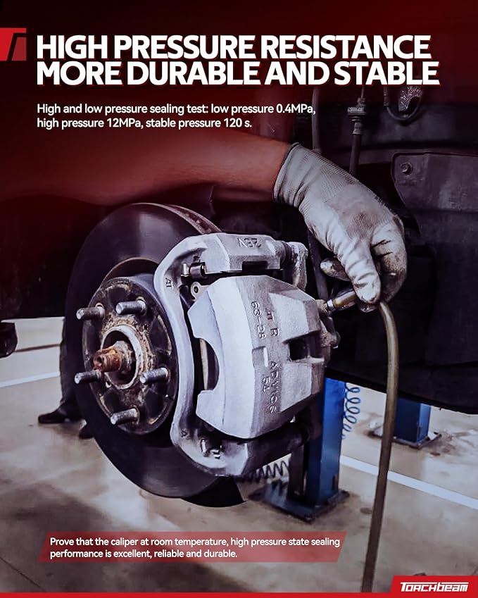 Torchbeam Front Brake Caliper Left for Ford Ranger 1995-2002, Ford Explorer 1995-2001, Mercury Mountaineer 1997-2001, Mazda B3000 1995-1996 1998-2002, Front Left Caliper Replace # 18B4607